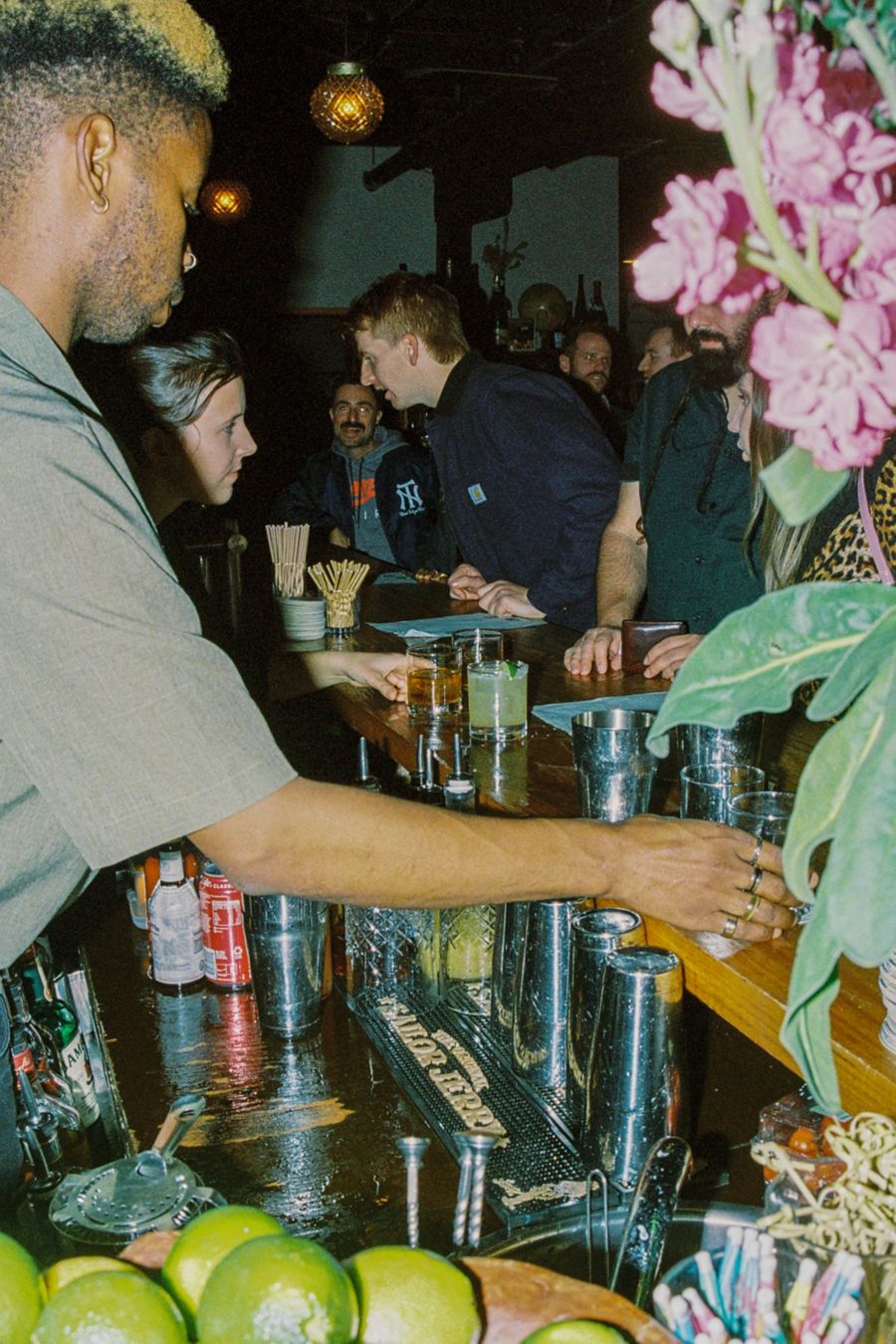 image of bar counter at paradise alley