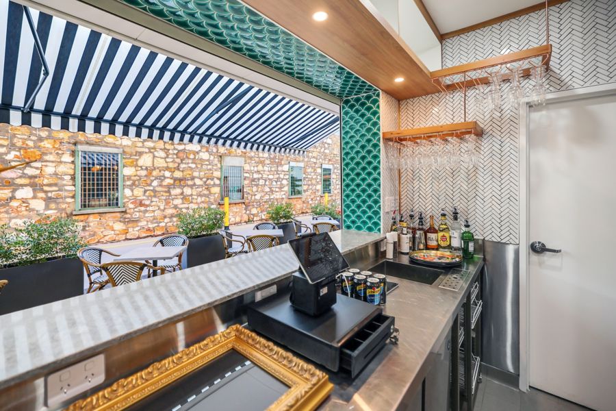 Billing counter at Poco bar