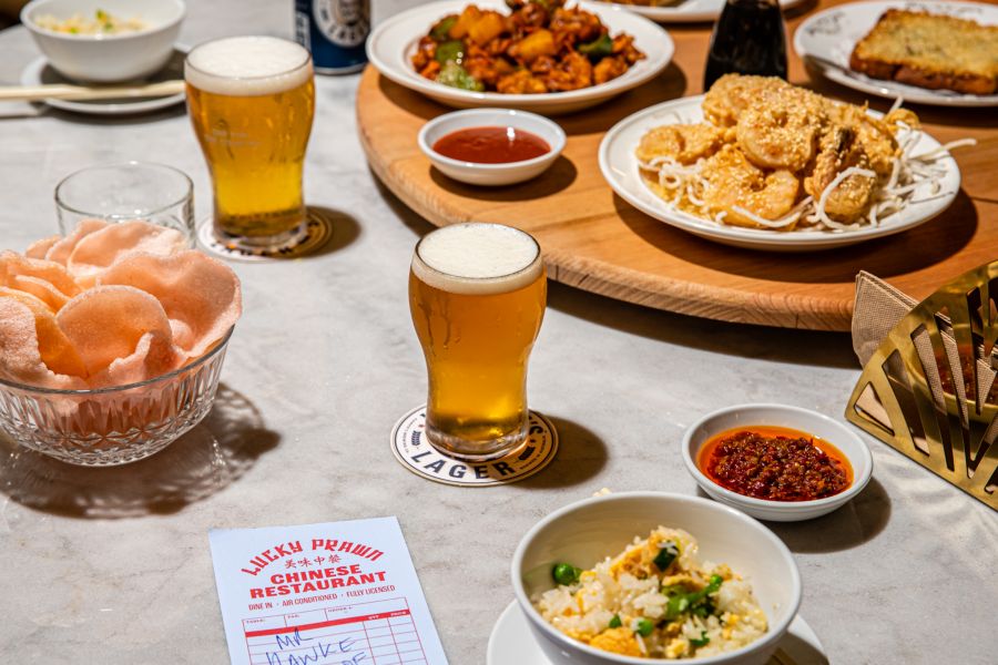 Chinese food and beer at Bob Hawke Beer & Leisure Centre 