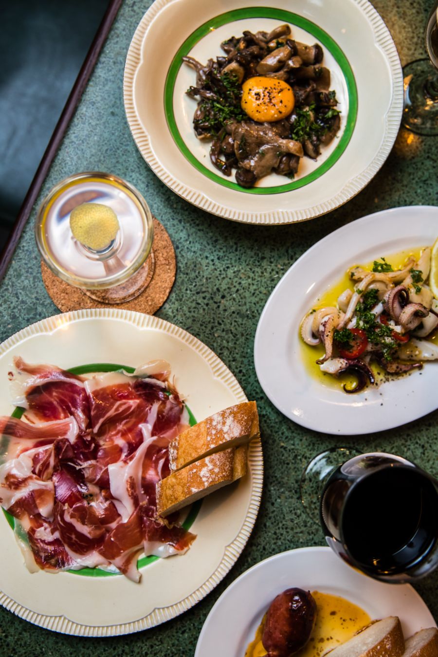 Various dishes at Bar Topa in Sydney