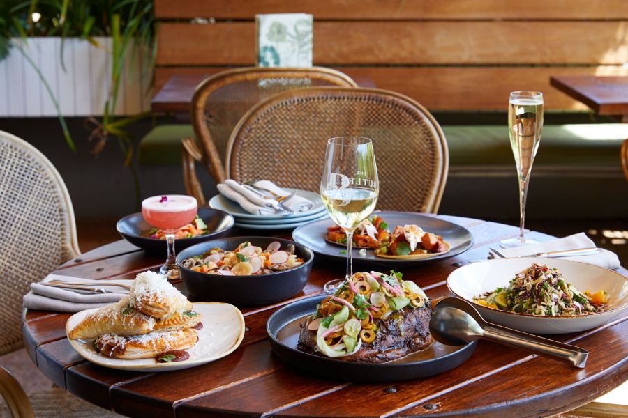 Food and drinks served at The Butler