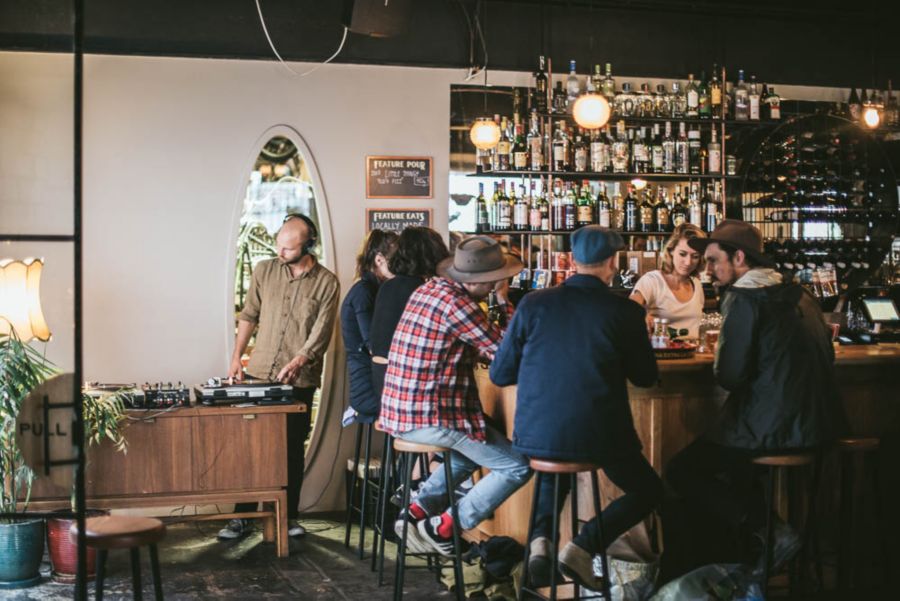 image of boys at bar counter