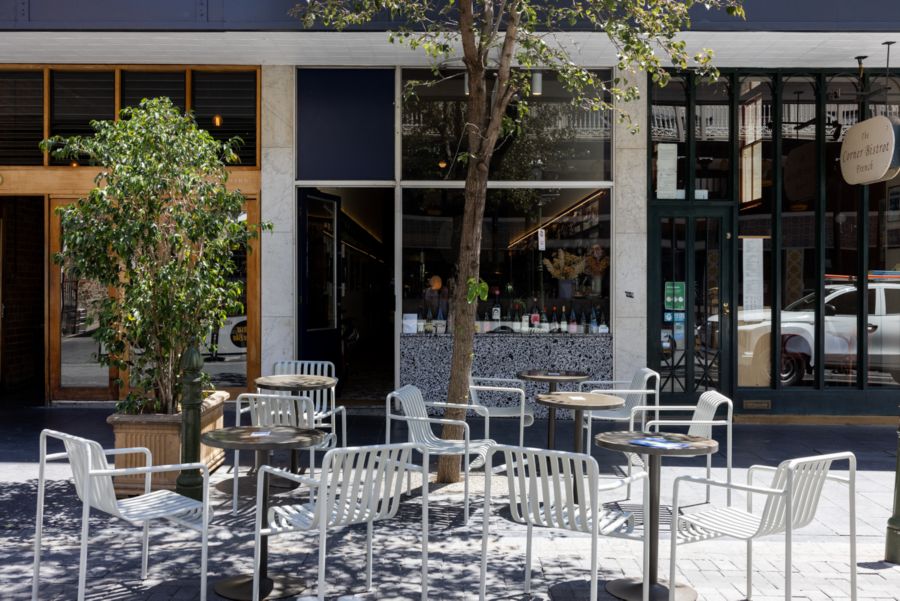 Outdoor Sitting at Leign Street Wine Room Adelaide