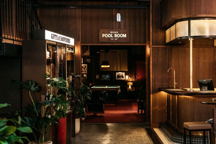 Pool room at The Bob Hawke Beer & Leisure Centre