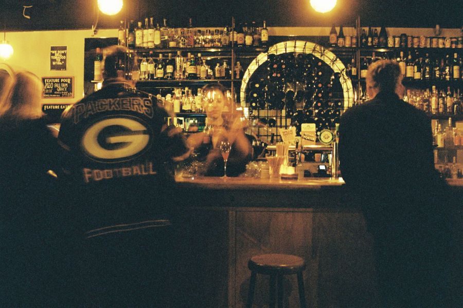 image of bar counter at paradise alley