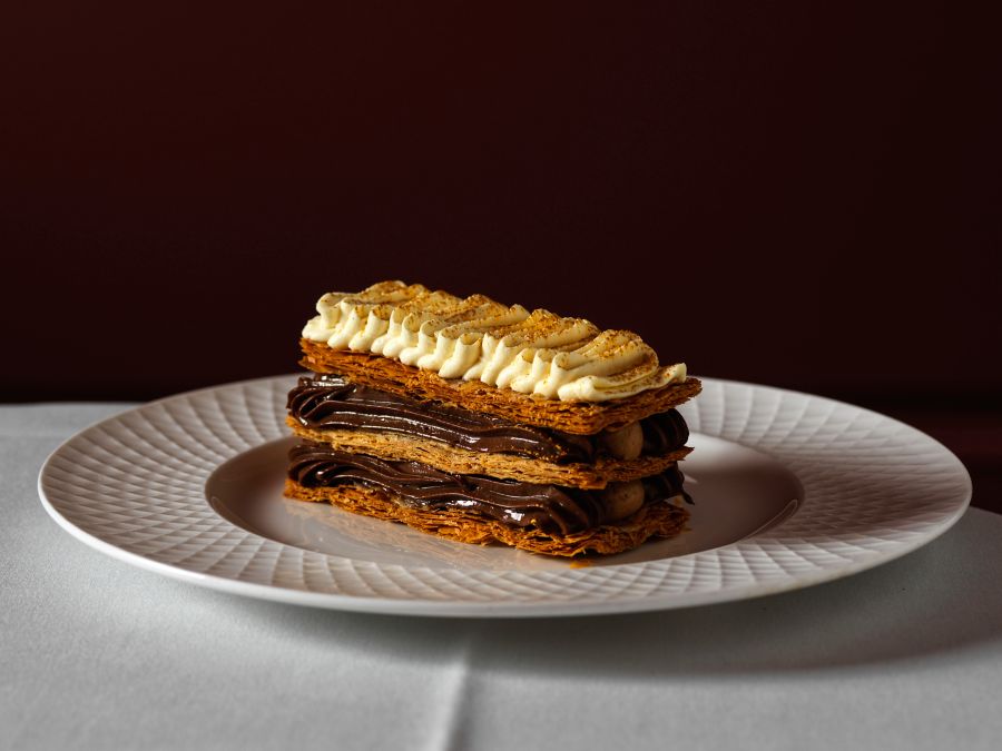 A pastry at The Bar at InterContinental Sydney Double Bay