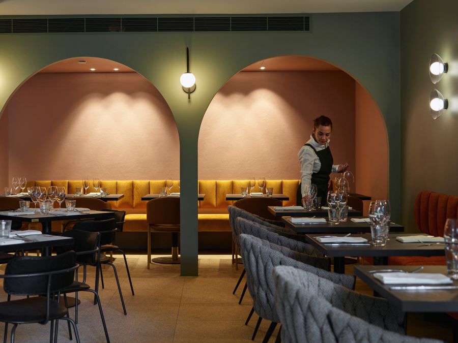 The decor inside Blaq in Blackheath