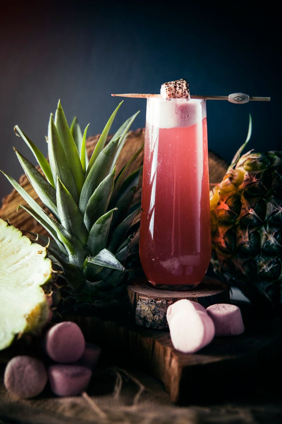 Cocktail glass at Eau De Vie Melbourne