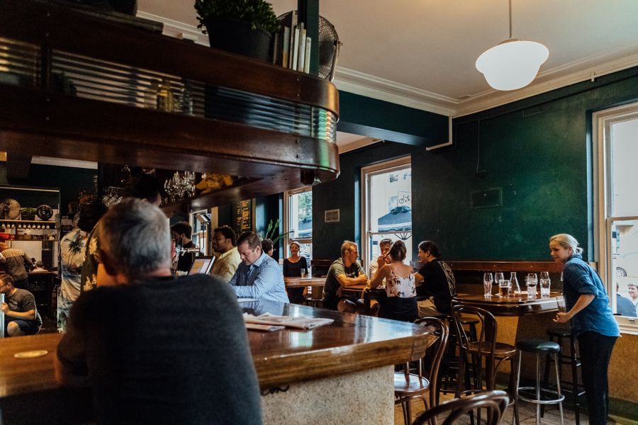 Indoor Bar Seating at The Lincoln