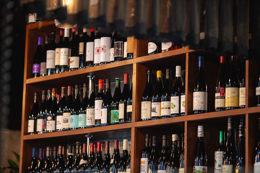 La Lune WIne Co Wine Shelf