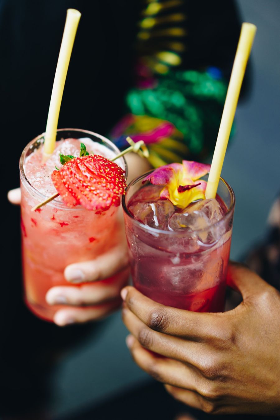 Cocktails at the Section 8 Bar