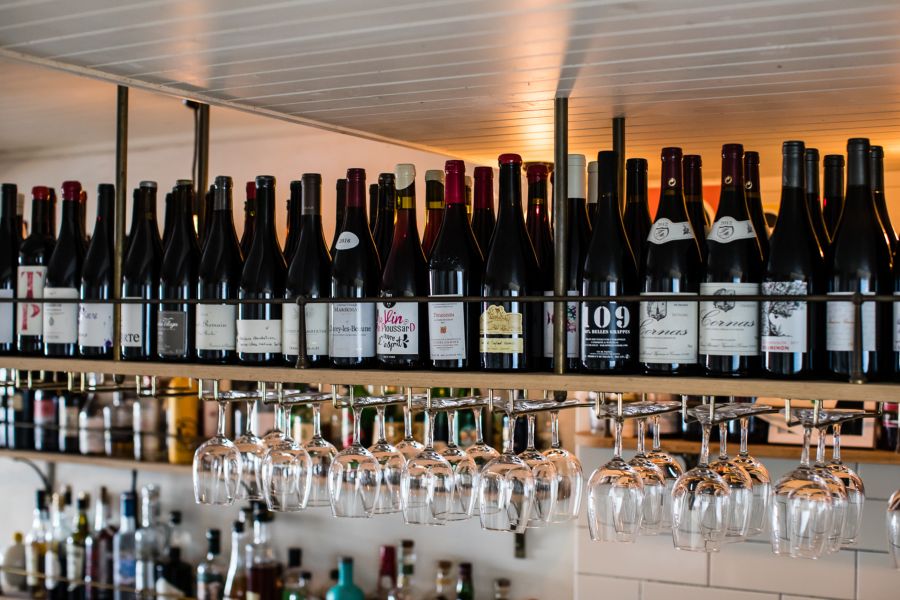 A line-up of wines at 10 William St