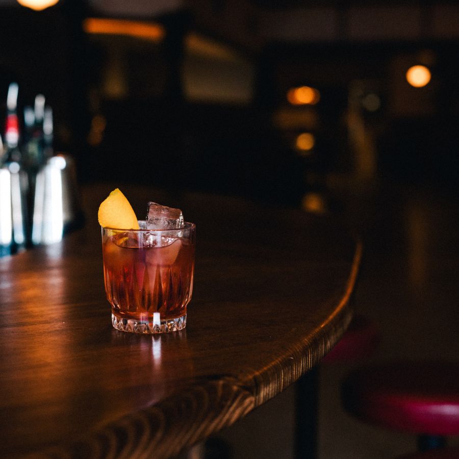 A Negroni at Bar Romantica in Melbourne