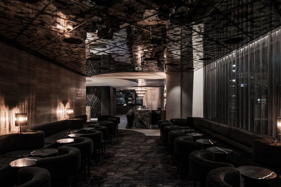 Inside The Luxurious Lounge Bar at Society Melbourne