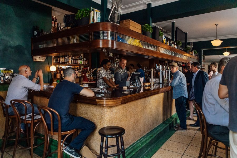 Bar interiors at The Lincoln