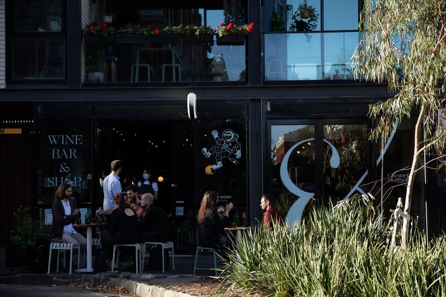 The moon bar food menus