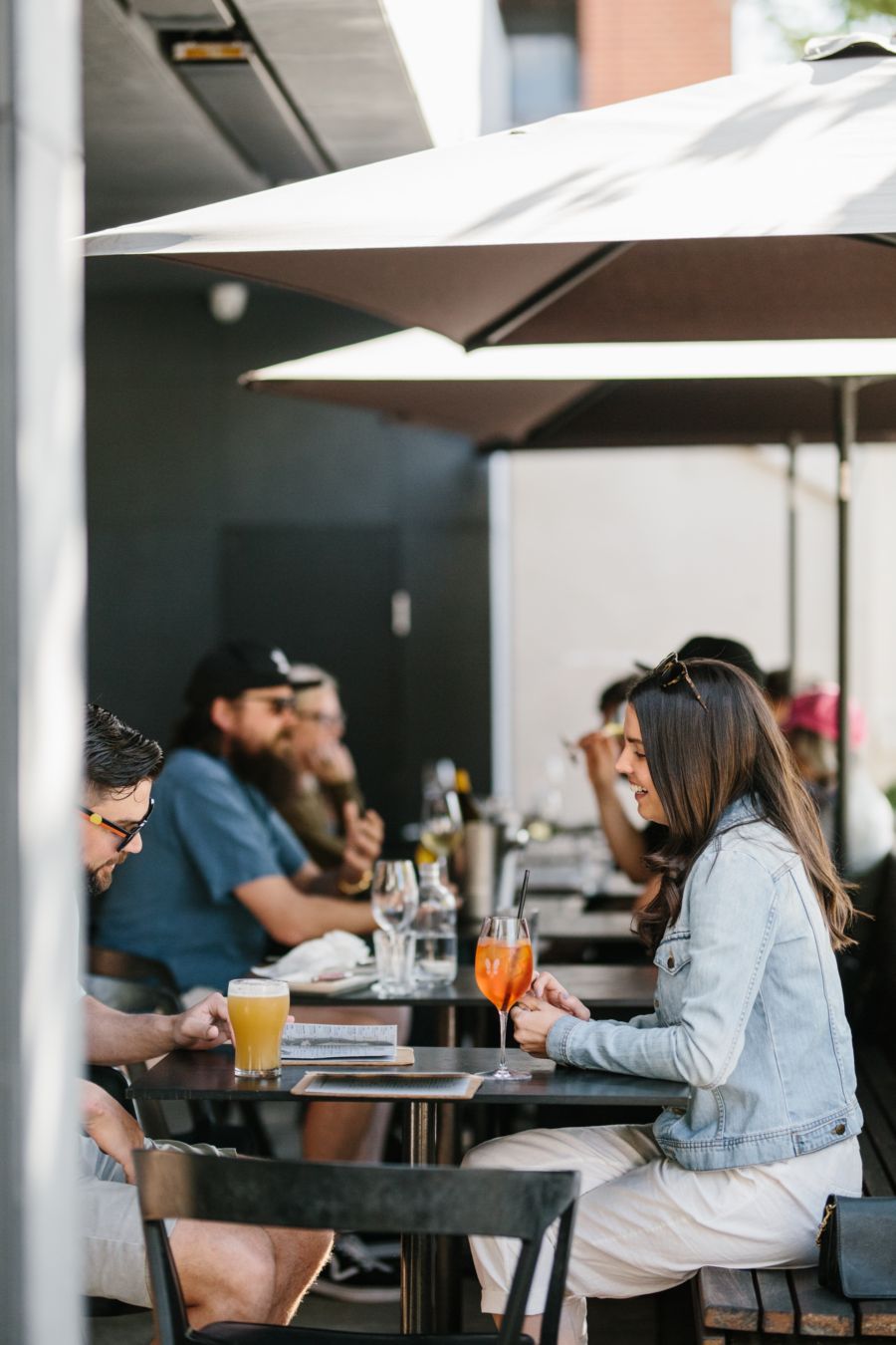 Strange Company outdoor seating
