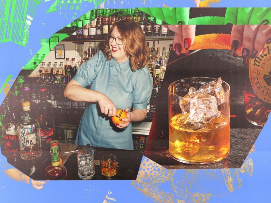 Bartender Emma Cookson and her Old Fashioned