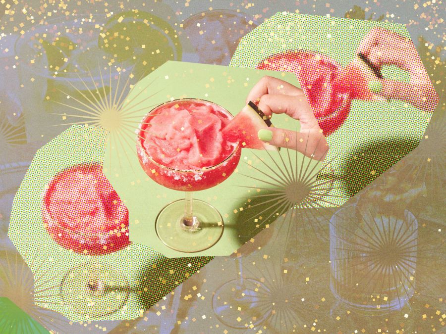 Perfect summer spin Frozen Watermelon Margarita