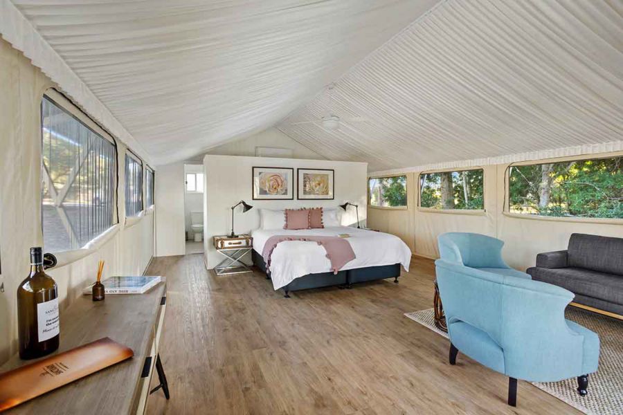 One of the pavilions at Sirromet in Mount Cotton