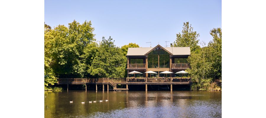 The stunning setting at the Geoff Hardy cellar door 