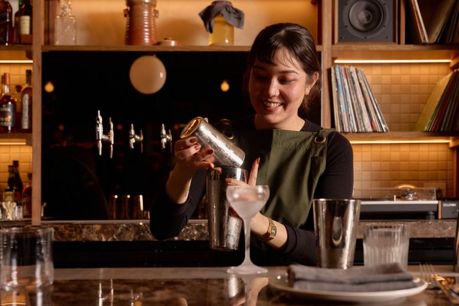 Kayla Saito is behind the excellent drinks list at Molli in Melbourne