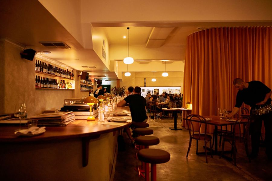 Inside Longplay Bistro in Adelaide