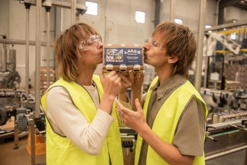 First look: Lime Cordiale talk to us about their new carbon-neutral beer, LARGO