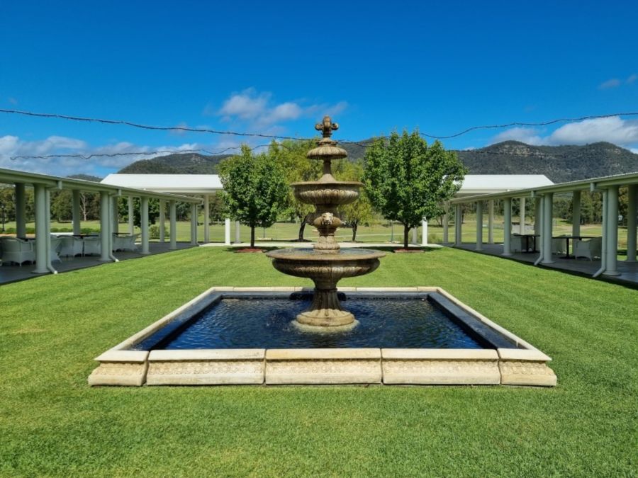 The central setting at Leogate Estate in the Hunter Valley