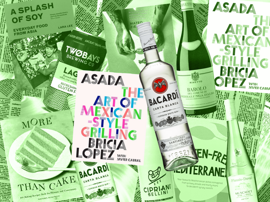 A bottle of Bacardi Carta Blanca Rum