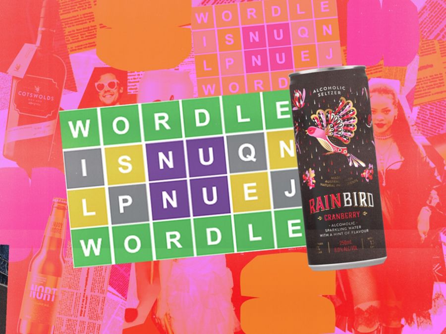 Wordle and Rainbird seltzer