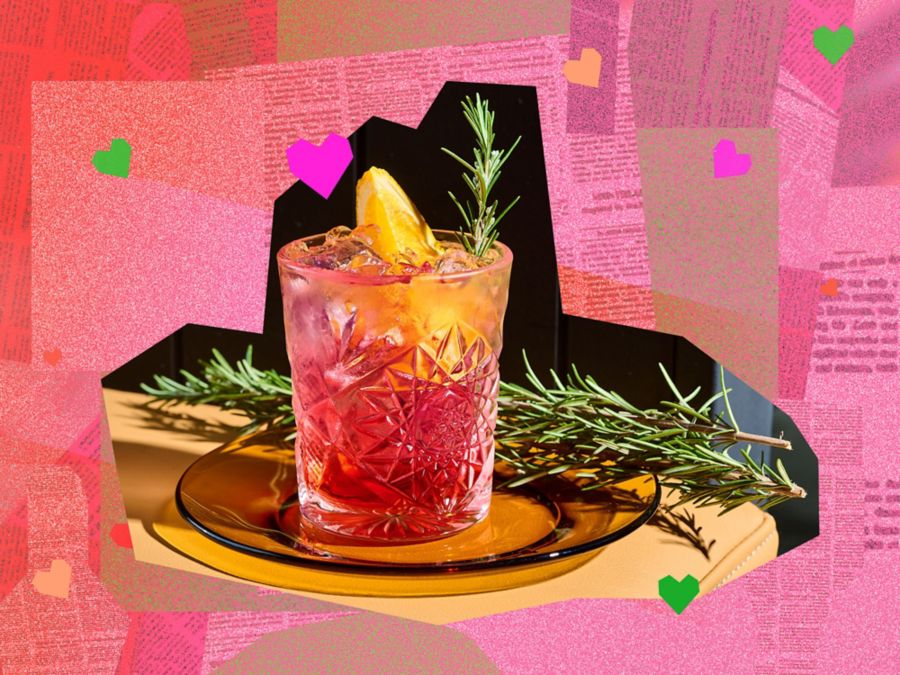 Blood Orange Non-Alcoholic Spritz