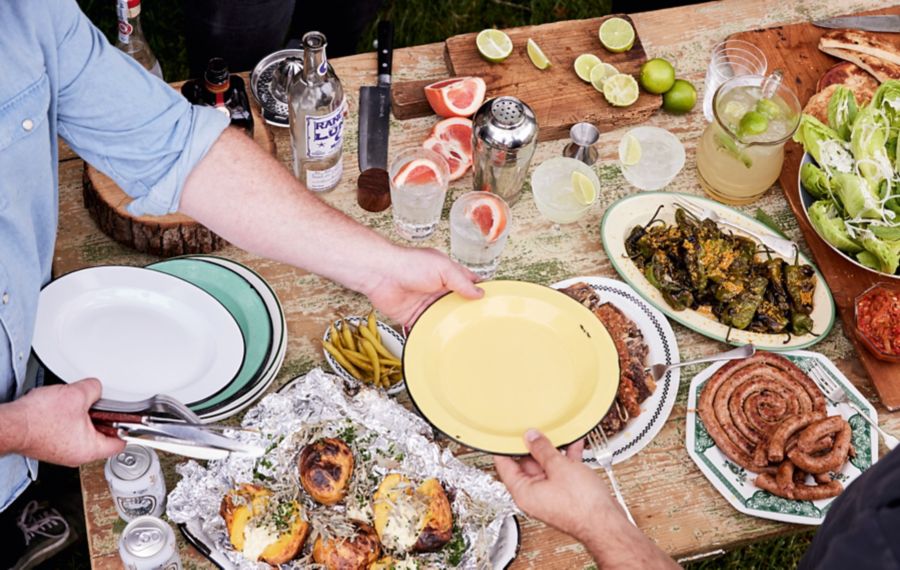 Sausages and sides out of the new Meatsmith cookbook