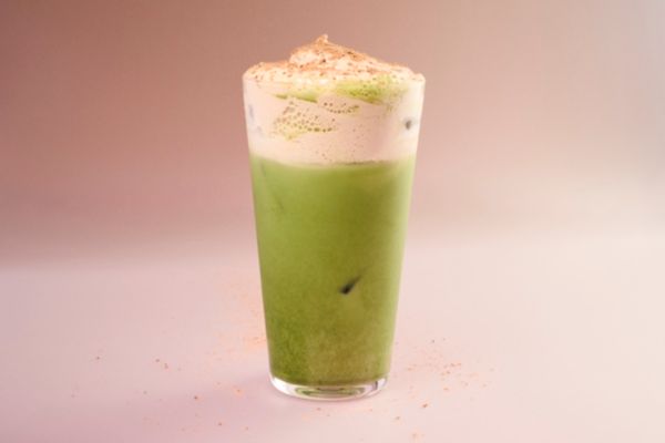  Matcha, Milo and nutty Frangelico are made for each other in this surprising showstopper. 
