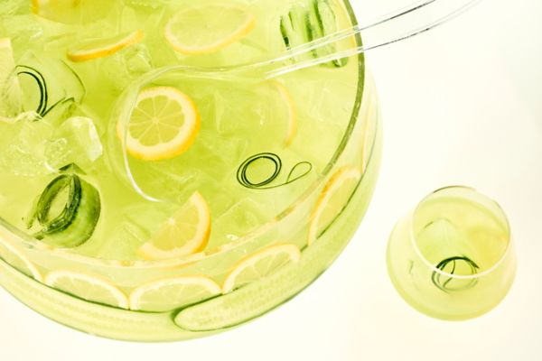  Crisp, clean cucumber combines with floral elderflower and gin. What’s not to love? 
