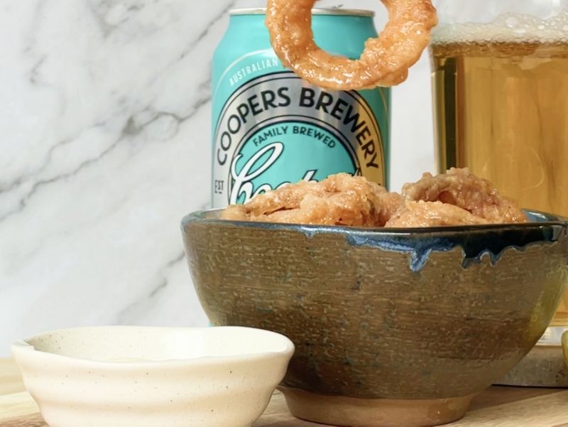 Beer-Battered Onion Rings Recipe