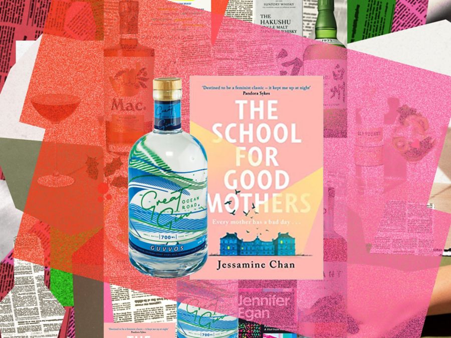 A novel and Great Ocean Road Guvvos Gin bottle