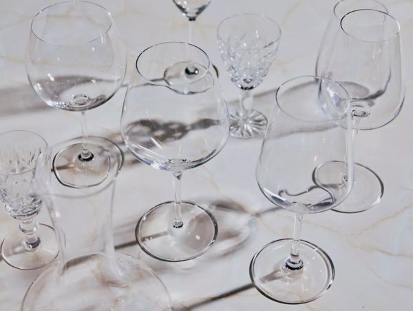  Turns out wine glasses do more than just hold your favourite drop. 
