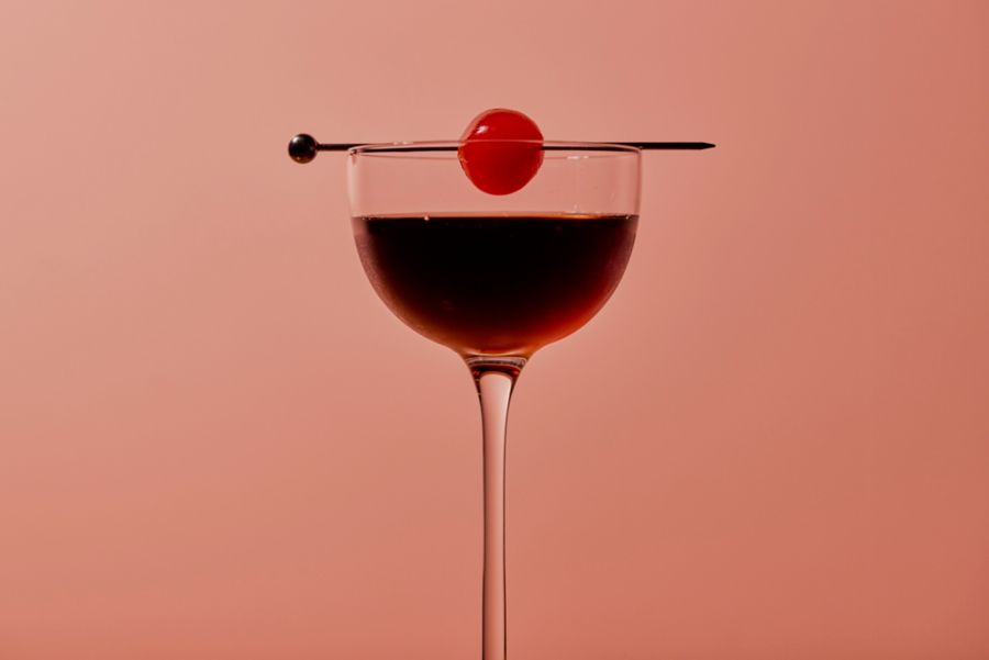 The Black Manhattan is a surprisingly good food match