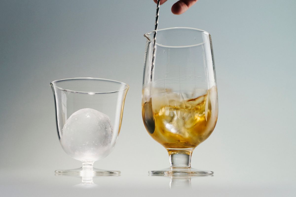 The Hochija Godmother is a simple tea-infused cocktail