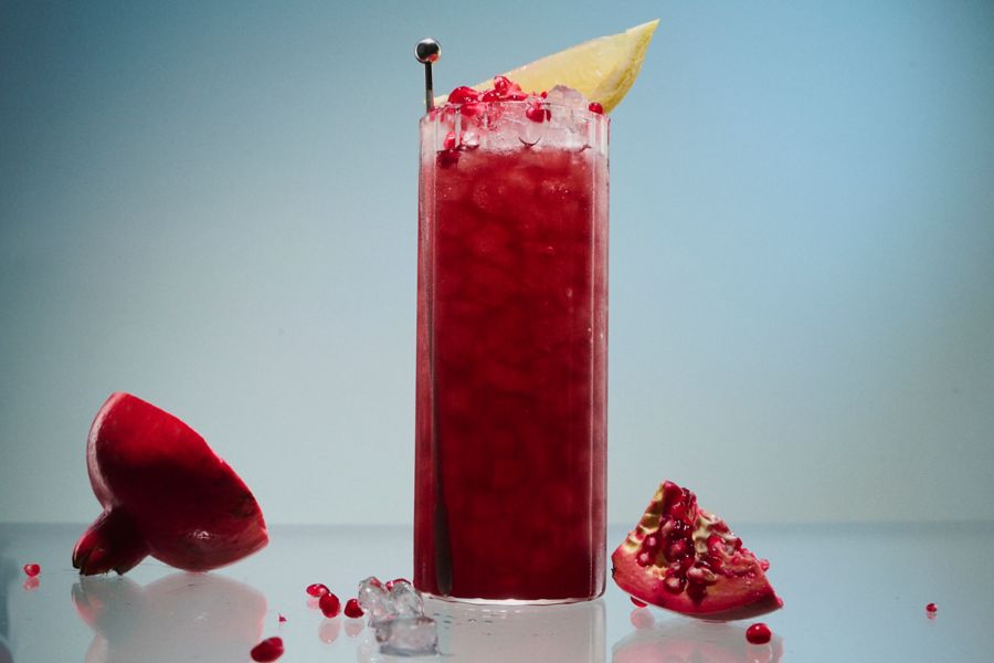 The Pomegranate Swizzle