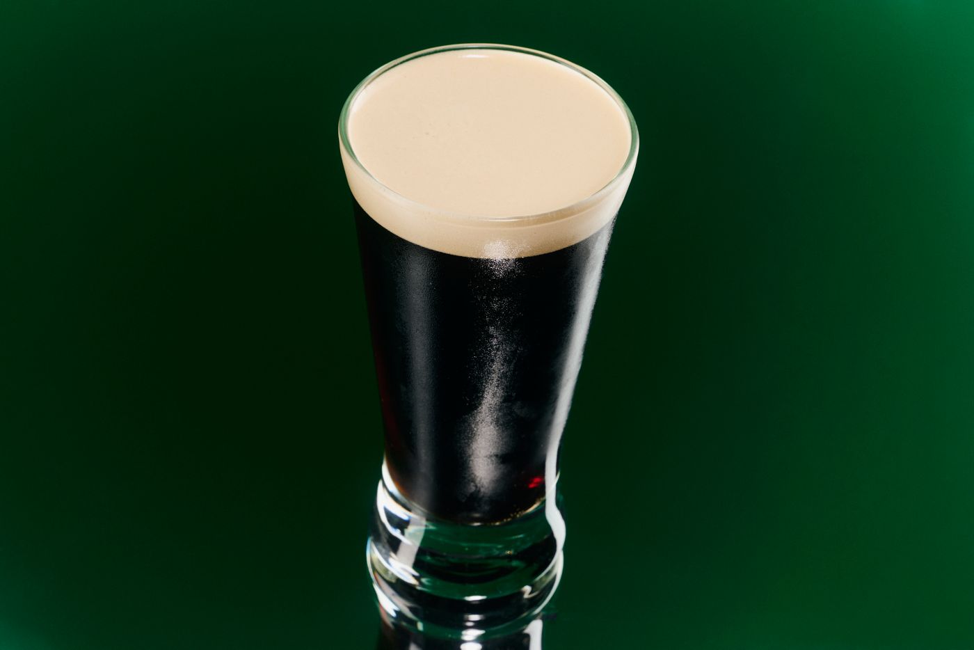 Guinness stout float with vanilla scoops
