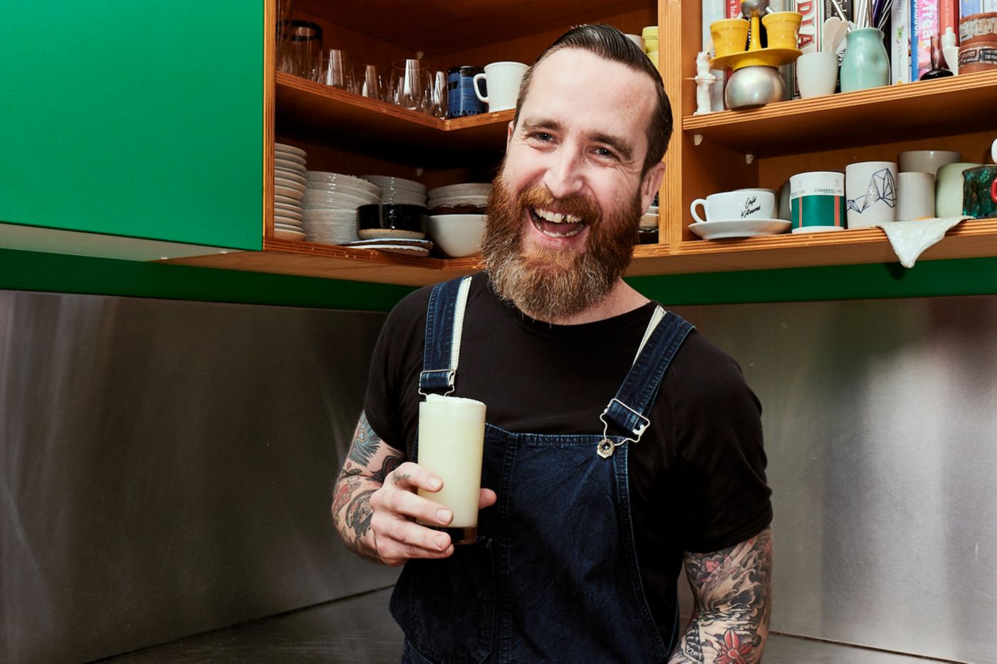 Yuzu Gin Ramos cocktail by Charlie Lehmann