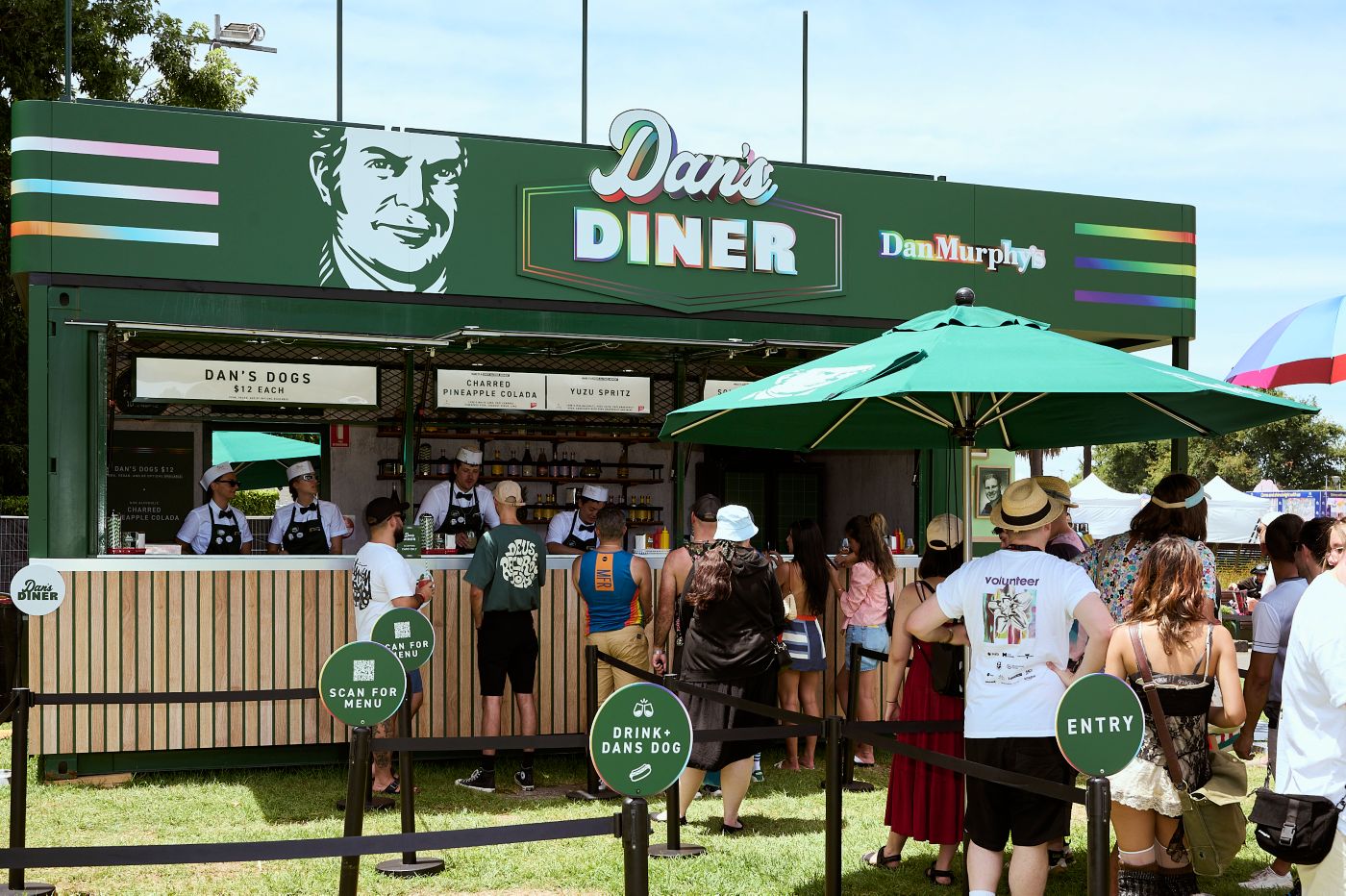 Dan's Diner at the annual Midsumma Carnival