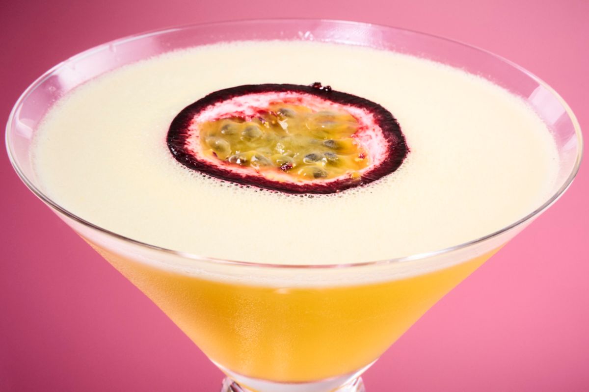 The top of the Pornstar Martini 