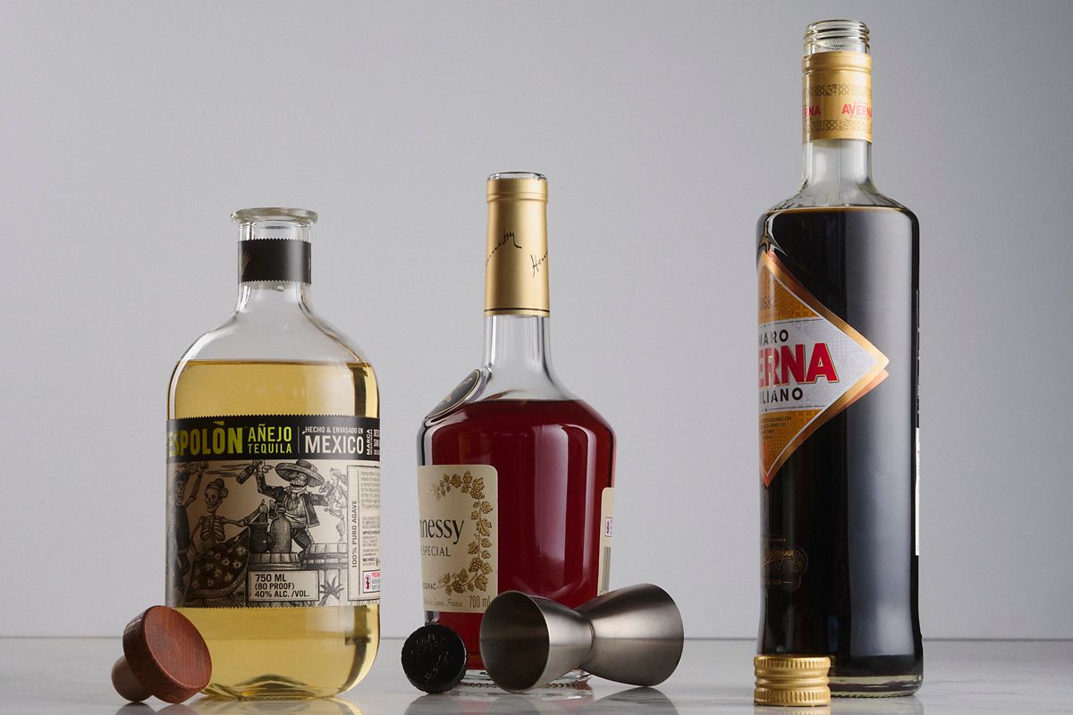 Three bottles of spirits that are ideal for sipping neat