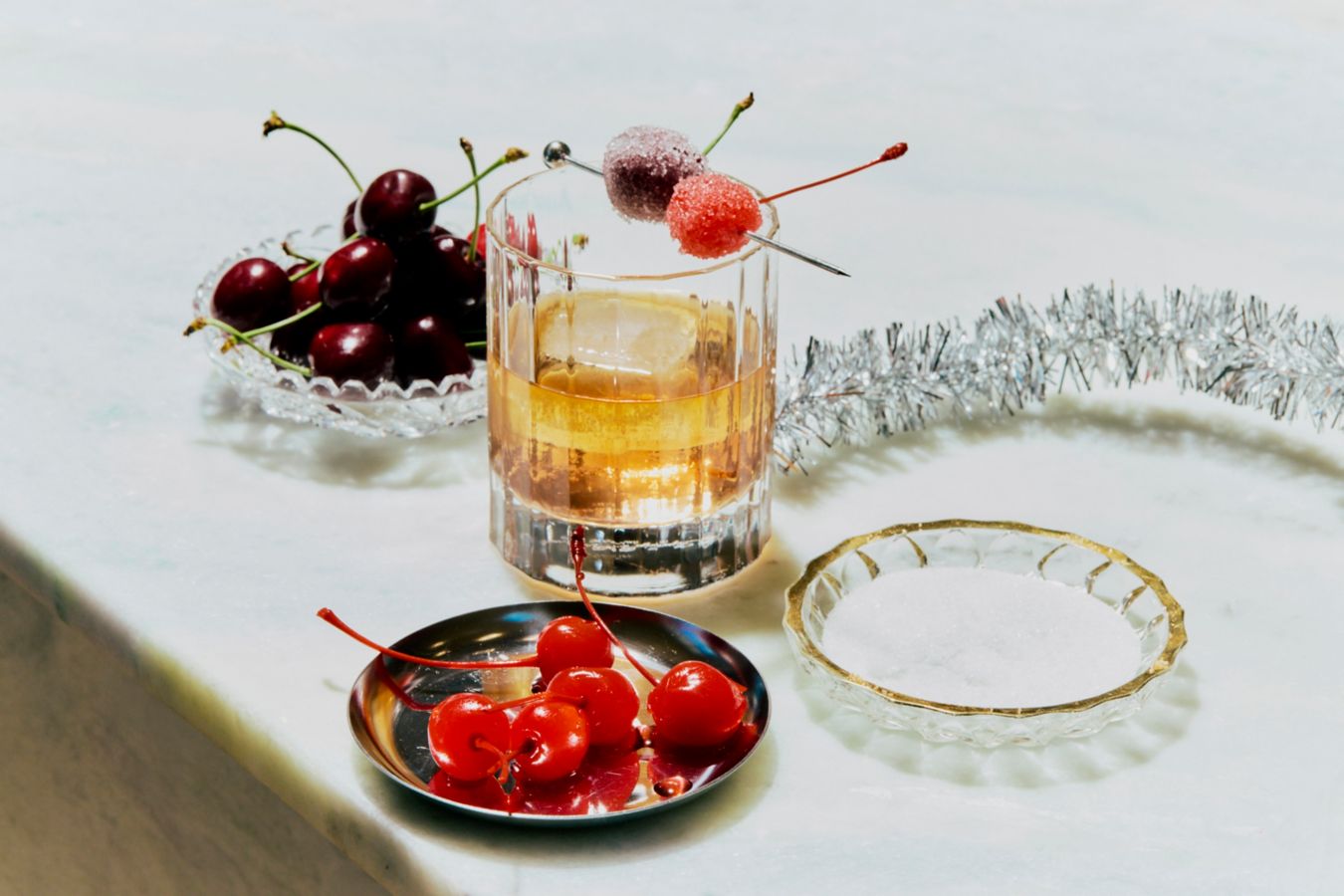 6 simple, chic garnish ideas for all your Christmas cocktails