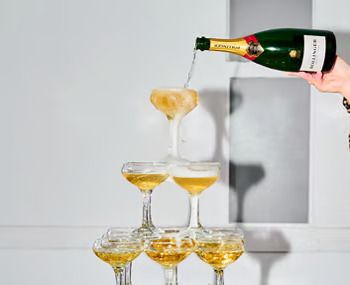 Champagne tower