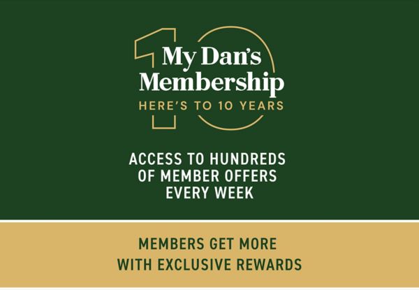 10 Years My Dan's Membership