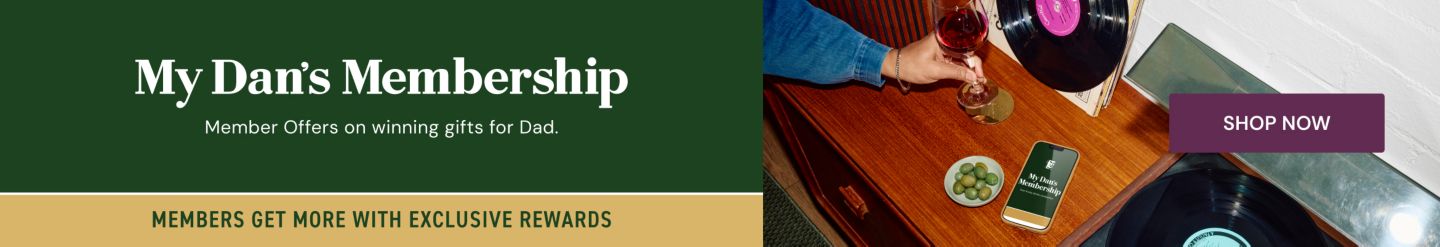 Dan's Membership app for Fathers day alcohol gifts